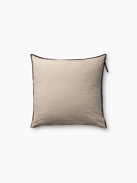 CUSHION COVER WASHED LINEN - Desert Beige 50x50 cm